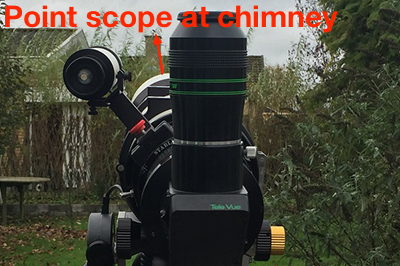 Simple day time alignment of your Alt-Az mount using a terrestrial object